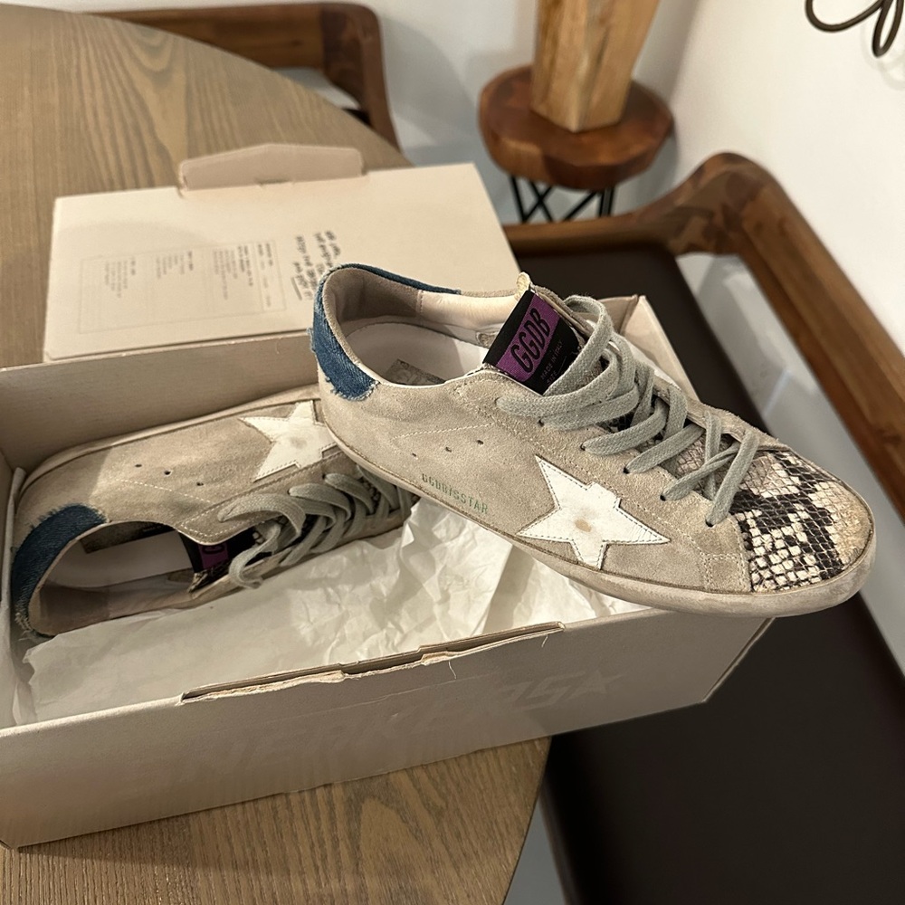 Golden Goose Superstar Snake Sneakers